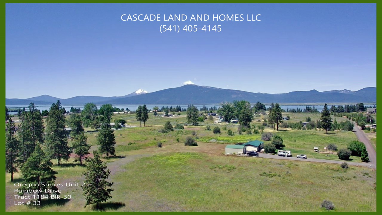 drone photo taken from above the property looking toward agency lake.