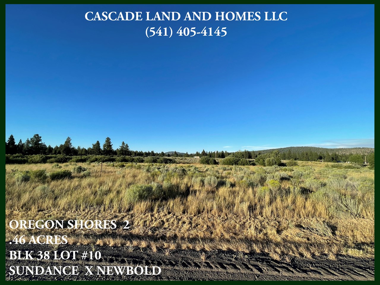 this property has beautiful territorial views of the surrounding foothills that lead to agency lake. in the springtime it is covered with and endless wave of colorful wildflowers!