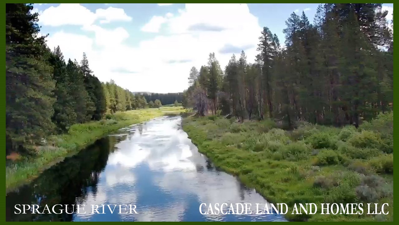 there are many clear mountain rivers and lakes in the area that offer fantastic fishing, wildlife watching and playing in the water! the sprague river is about 15 miles from the property, and the sycan river, which is a tributary to the sprague, is only about 7 miles away!