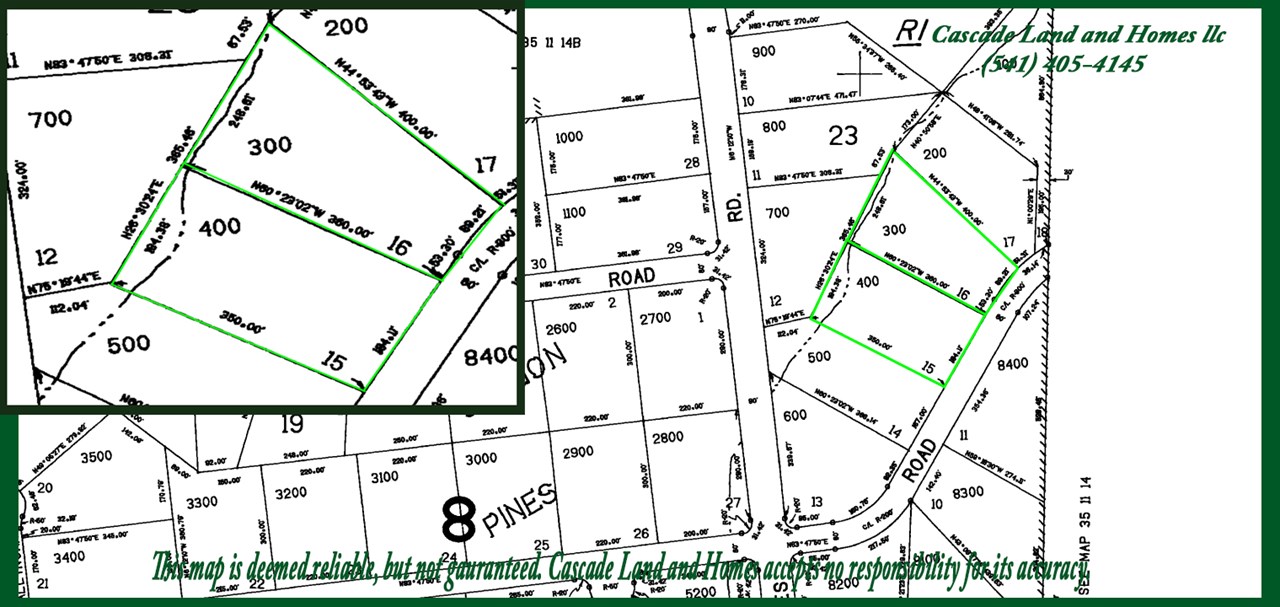 this is a county parcel map showing the outline of the property and the adjoining parcel which is also listed for sale from the same owner! make an offer on both and increase your parcel size to just over 3 acres!