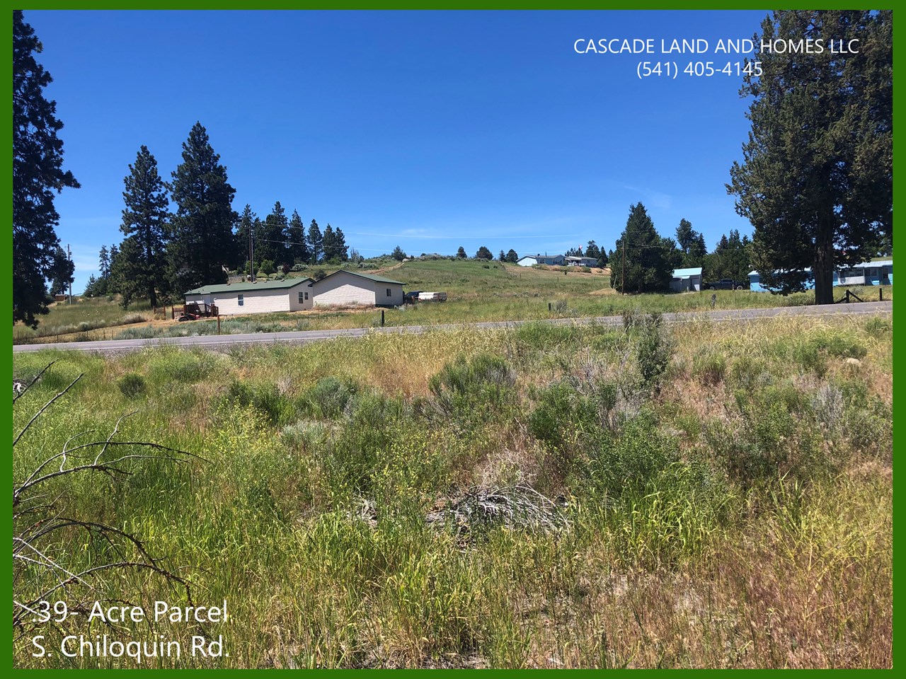 this parcel sits just outside the subdivisions of agency lake on the paved road. power is nearby, it will need a well and septic. s. chiloquin road is a paved county maintained road.