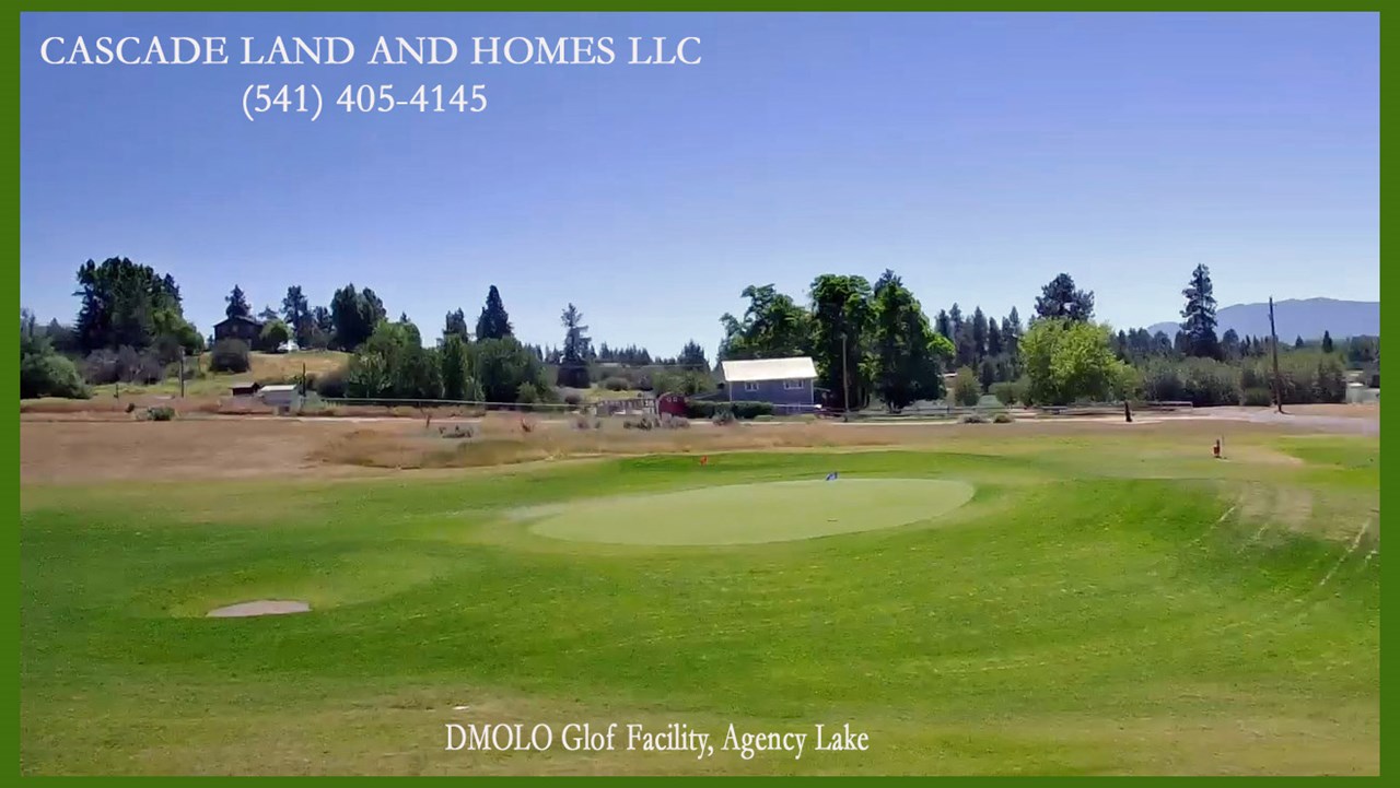 the dmolo golf facility at agency lake is only about 2 miles away!