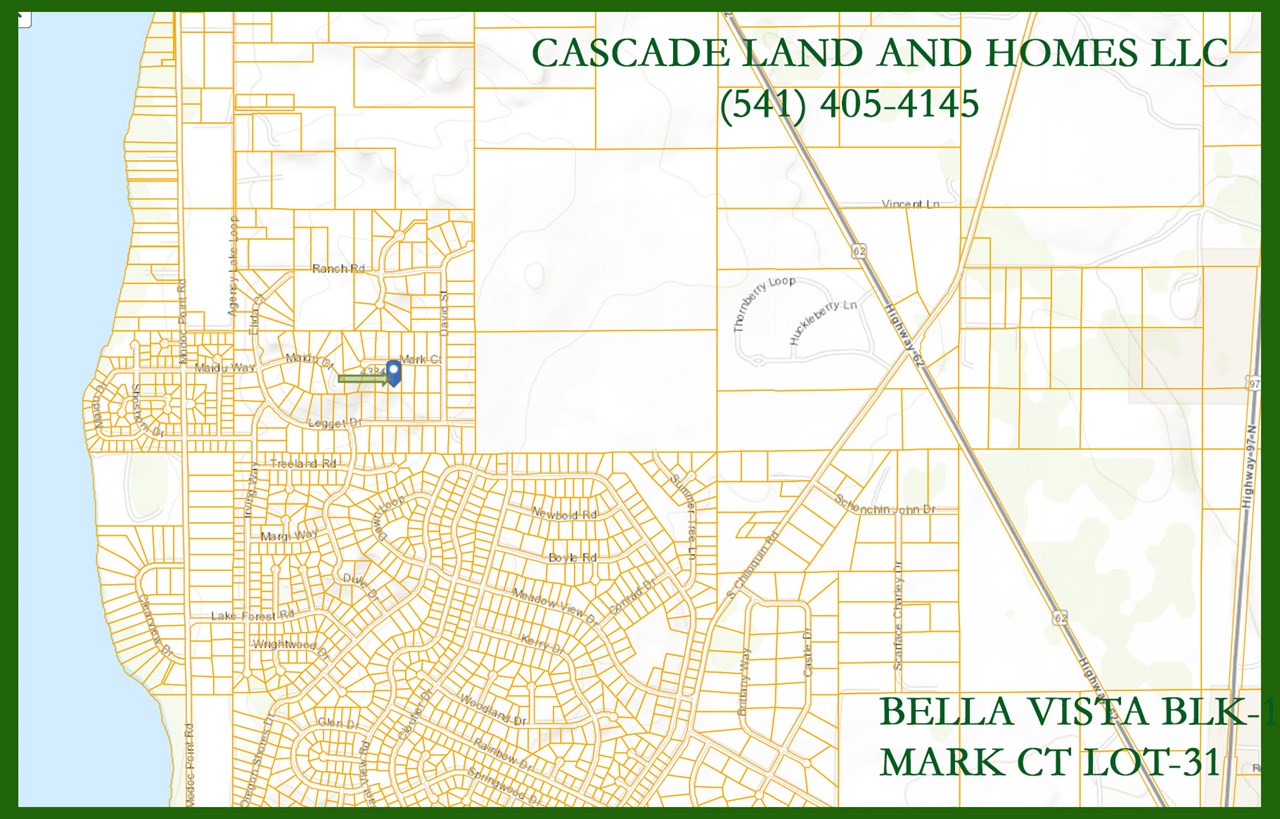 parcel map showing the location of the property in the subdivision.