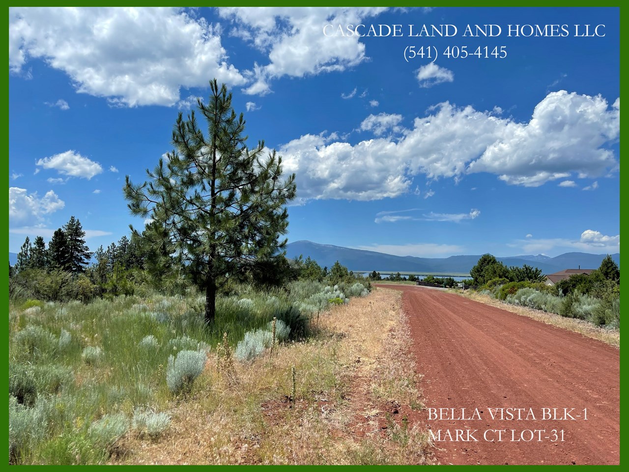the property is mostly flat and cleared of brush, this is a prime location for your new home!