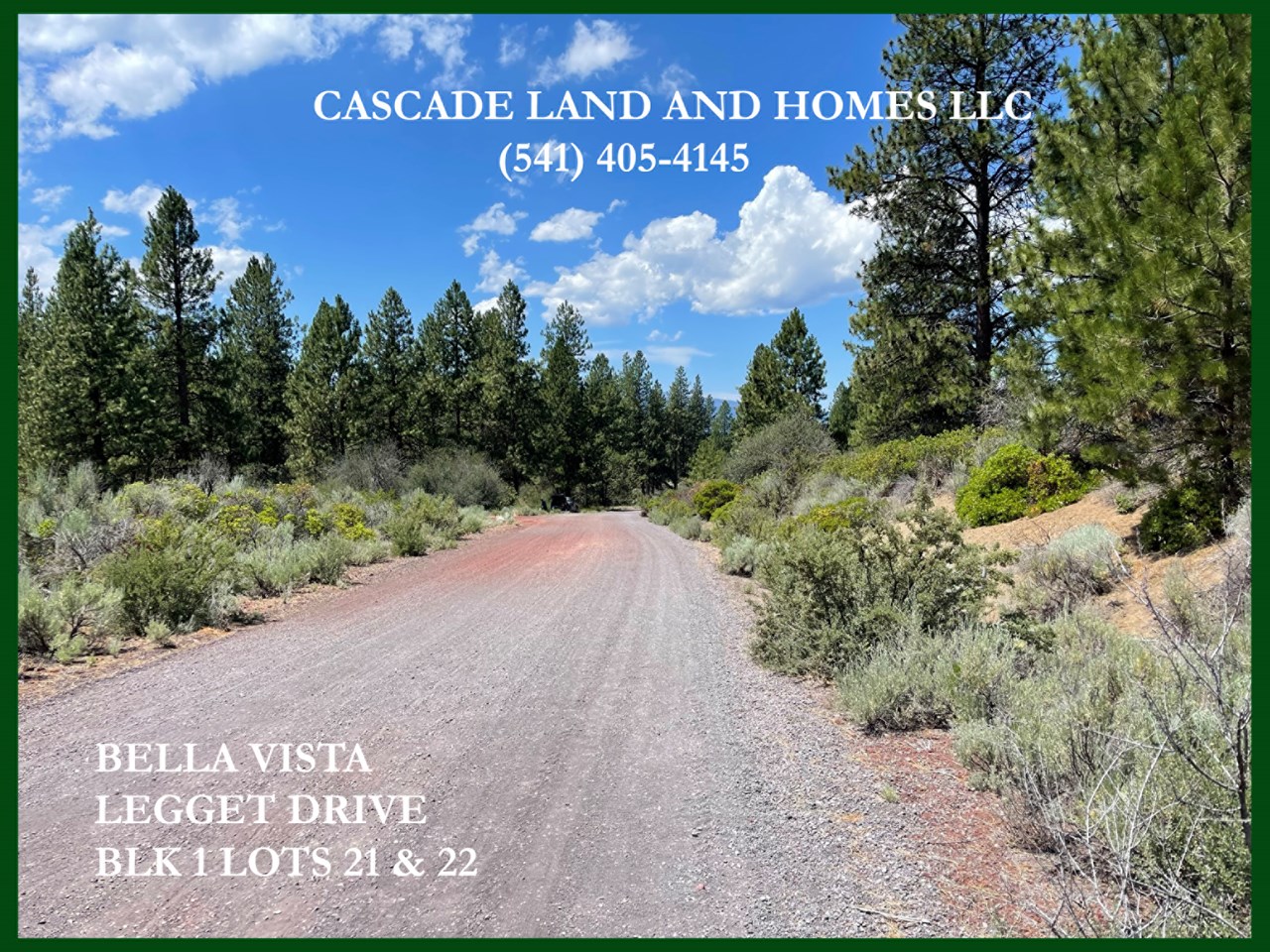 the roads to the properties are compacted gravel and very well maintained for easy access to the properties. the low yearly hoa fees cover road maintenance and snow removal.