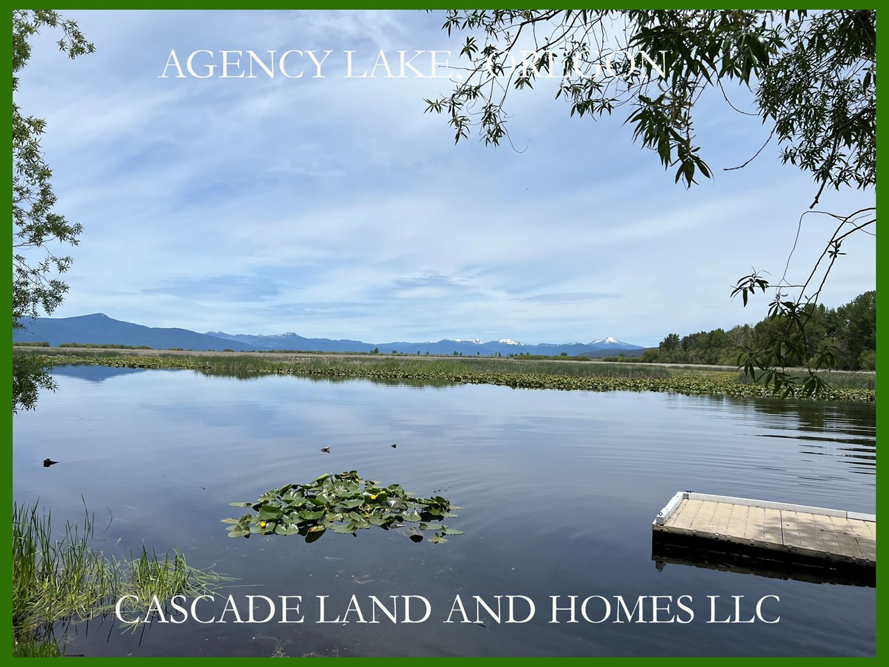 agency lake is on the pacific flyway where you can often see bald eagles, sandhill cranes, and over 400 species of migratory birds! wildlife surrounds you here. the area is perfect for hiking, biking, horseback riding, fishing, flyfishing, boating, wildlife and birdwatching and anything else that gets you outdoors. 
