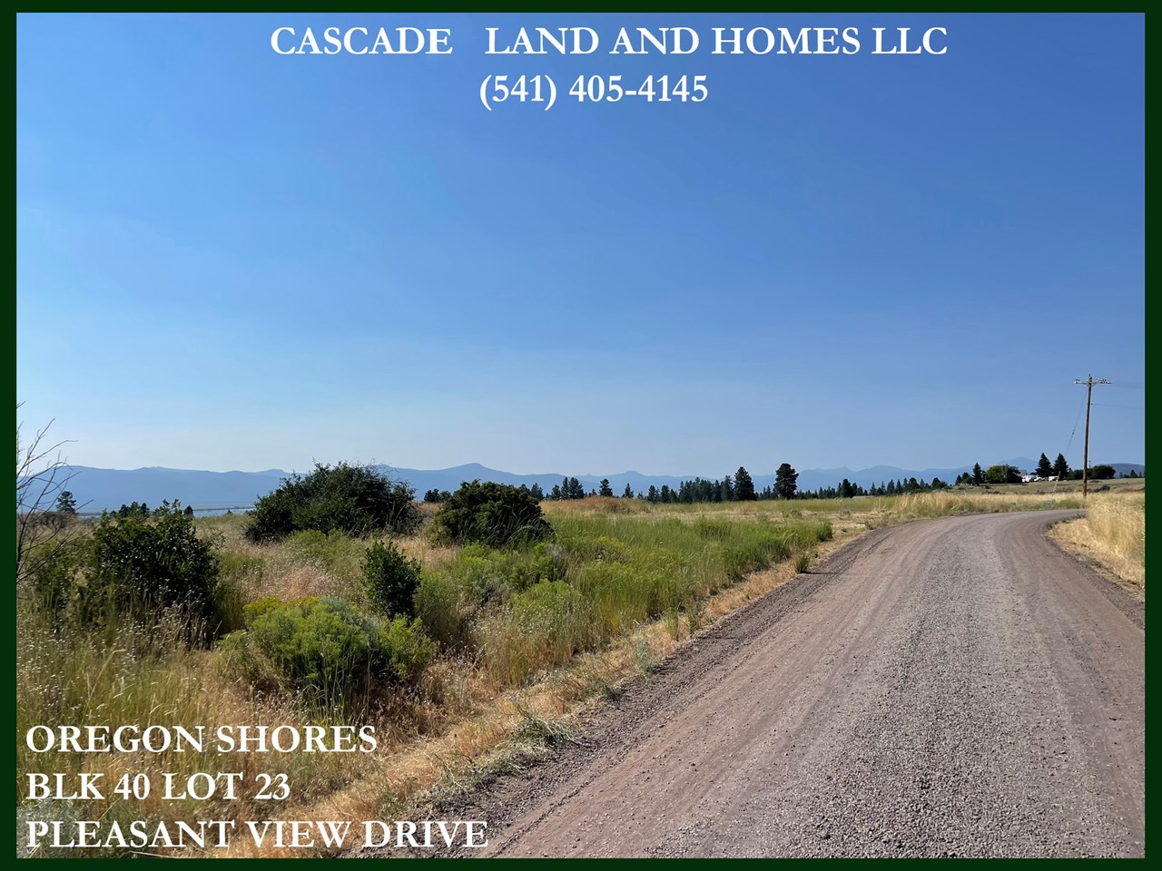 the roads here are easy to travel. the roads leading to the subdivision are paved, and the roads inside the subdivision are compacted gravel and very well maintained for easy access to the parcel.