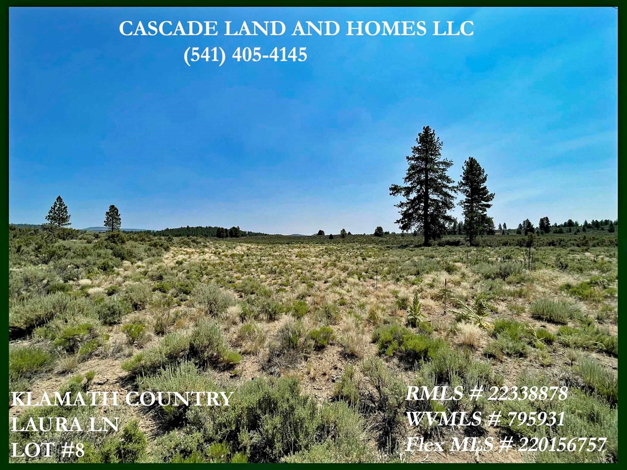 this large, 1.08 acre property is located in the klamath country subdivision between chiloquin and sprague river, oregon. with the wide-open space here, and gorgeous views of the valley and pasture land, you really get the feeling like you are out in the old west of years ago.