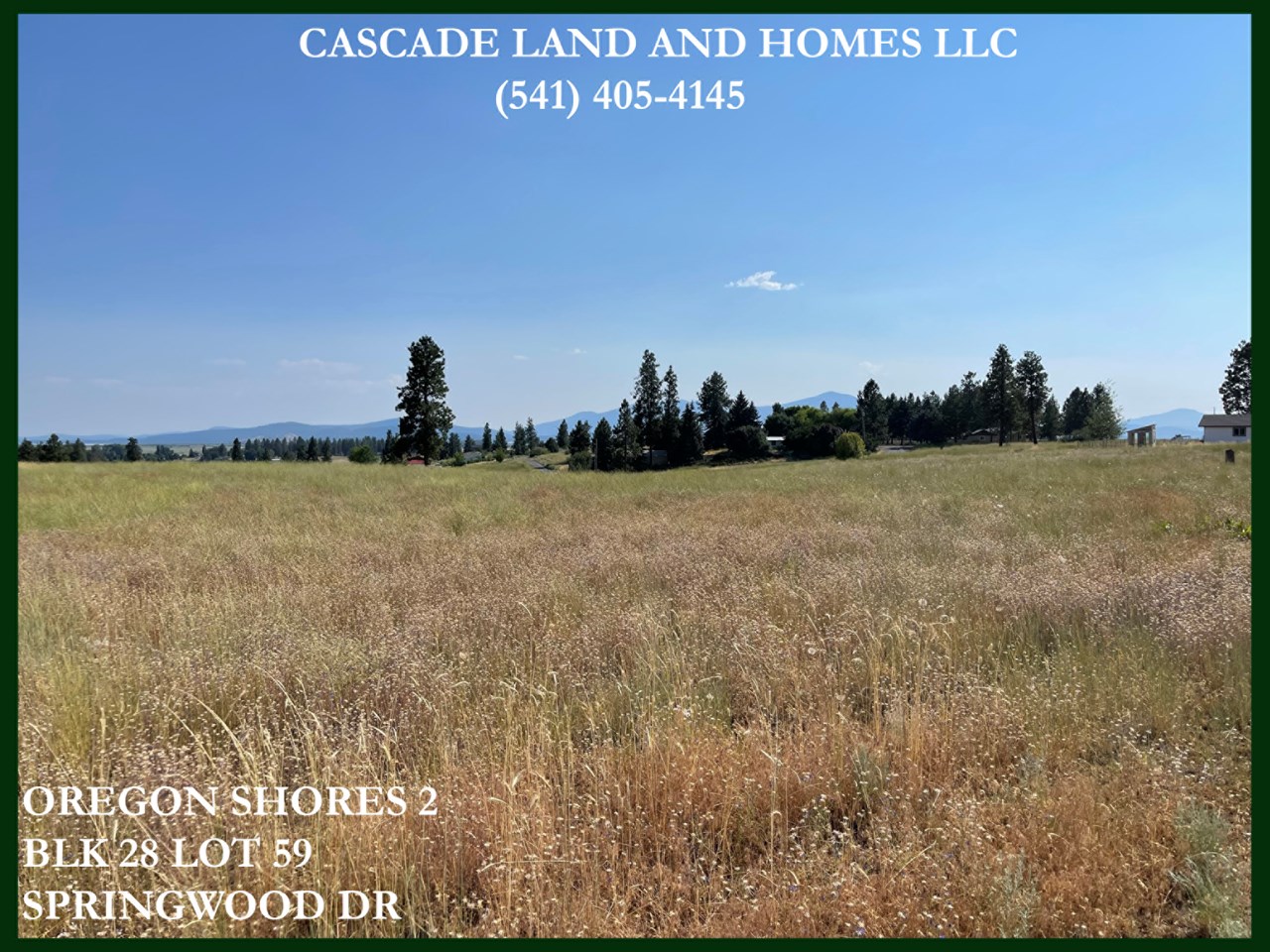 this .25~acre parcel is cleared of trees and brush and just waiting for your new home!