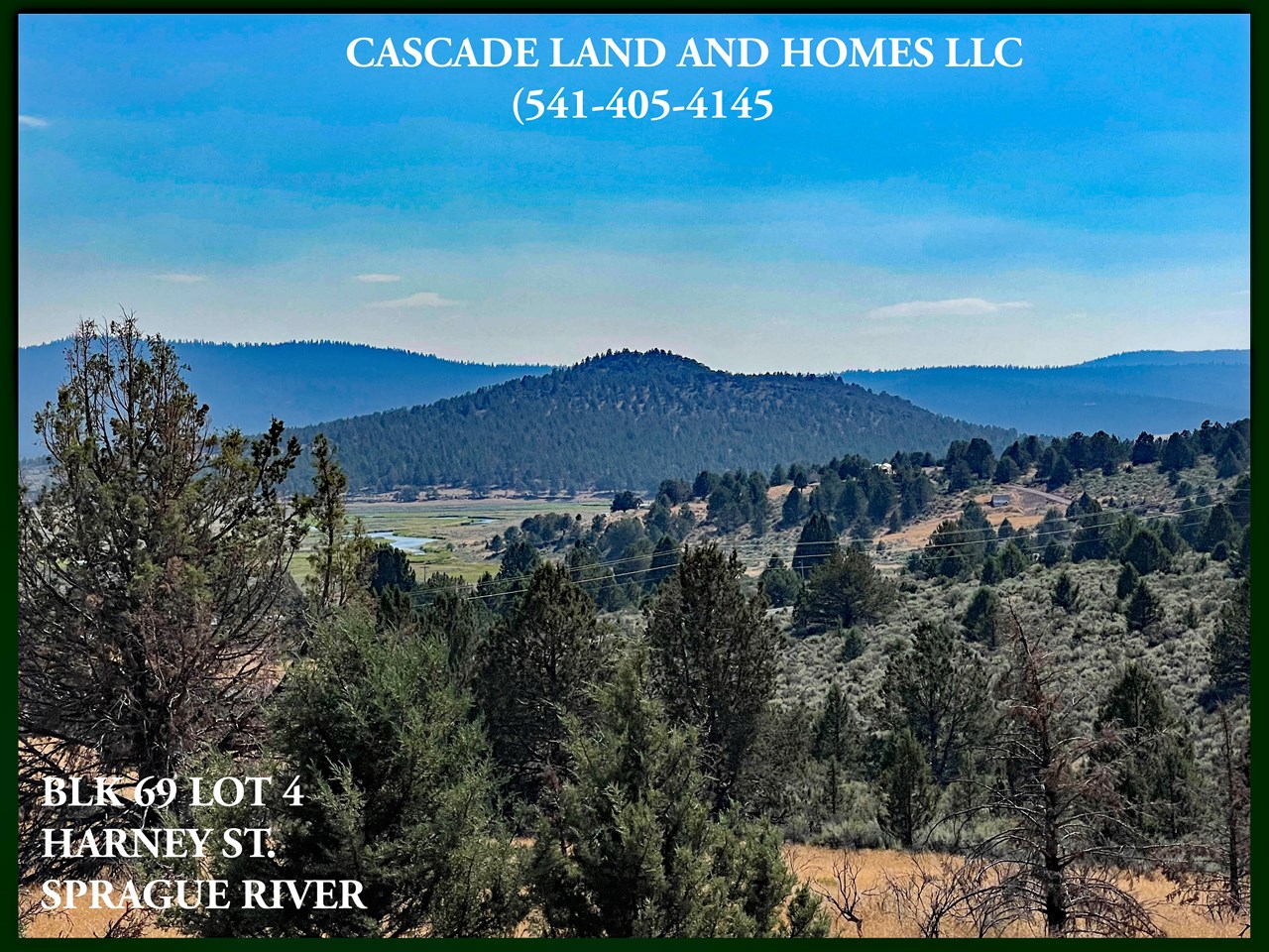 this could be the view from your new home or vacation spot! gorgeous views of the sprague river and the surrounding valley and foothills!