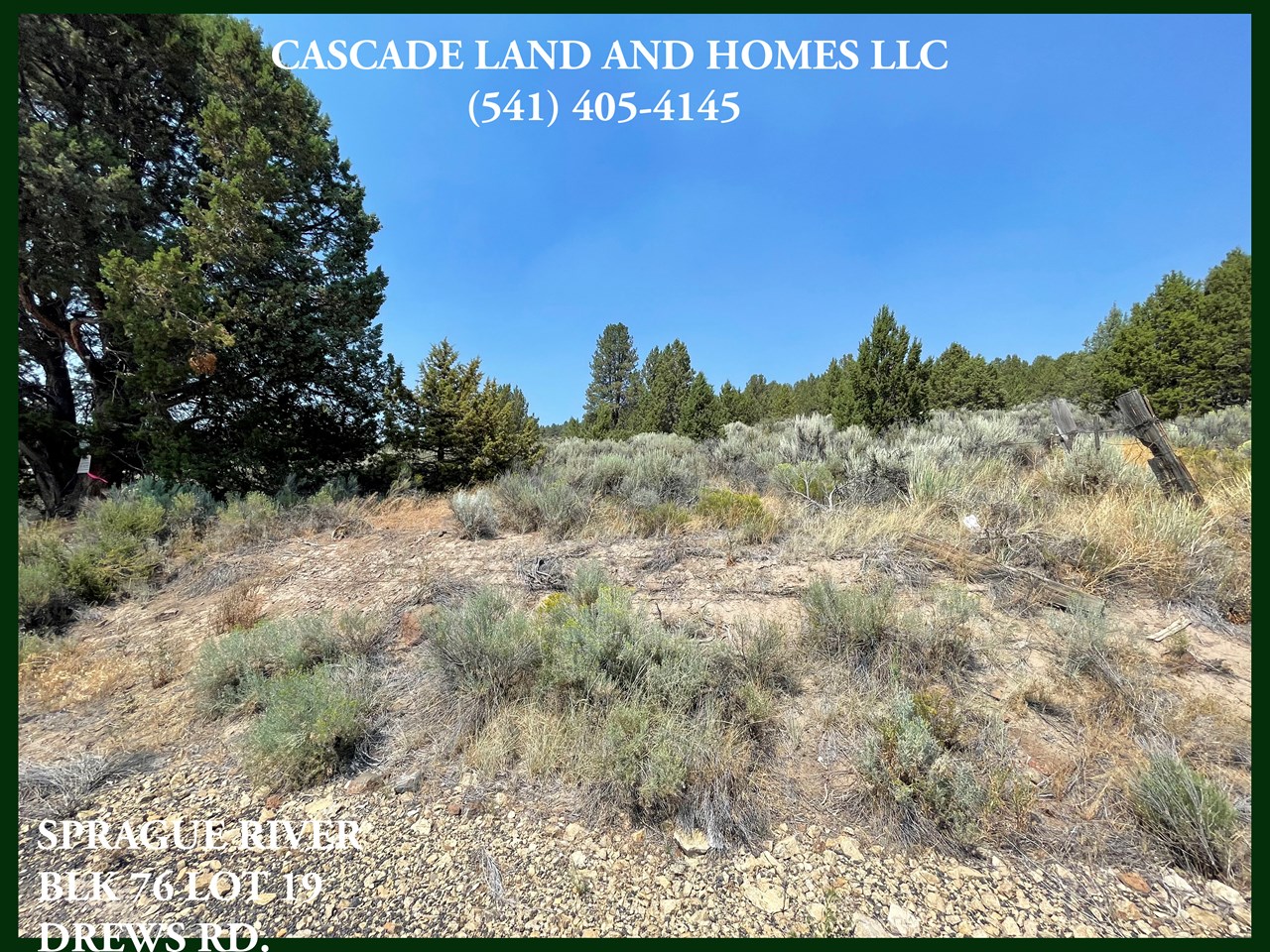 this is a gorgeous property! it gently slopes up from the road allowing for absolutely spectacular views of the sprague river, and the valley and pasture lands that surround it.