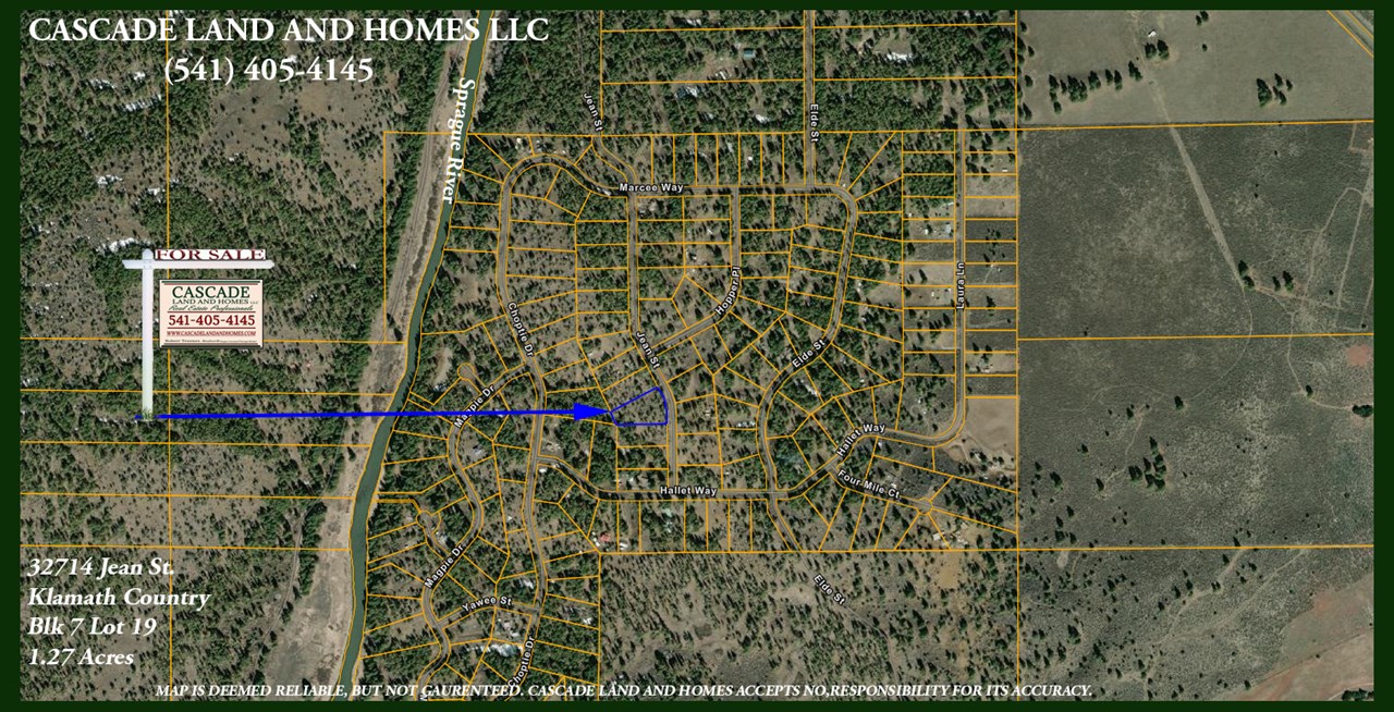 this parcel map shows the subdivision, and the proximity of the property to the sprague river, it's just a short walk to the river, about 1/4 mile! the river offers fly fishing, kayaking, canoeing, rafting, and swimming in the summer. the outdoor recreation possibilities are endless here!