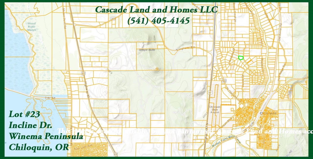 this parcel map shows how centrally located the property is, it is just a few minutes to agency lake, easy access from hwy 97 for a quick commute, and just a short walk to the river! you can see by the size of the surrounding parcels, that this is an area of larger properties. there are many custom homes in the area.