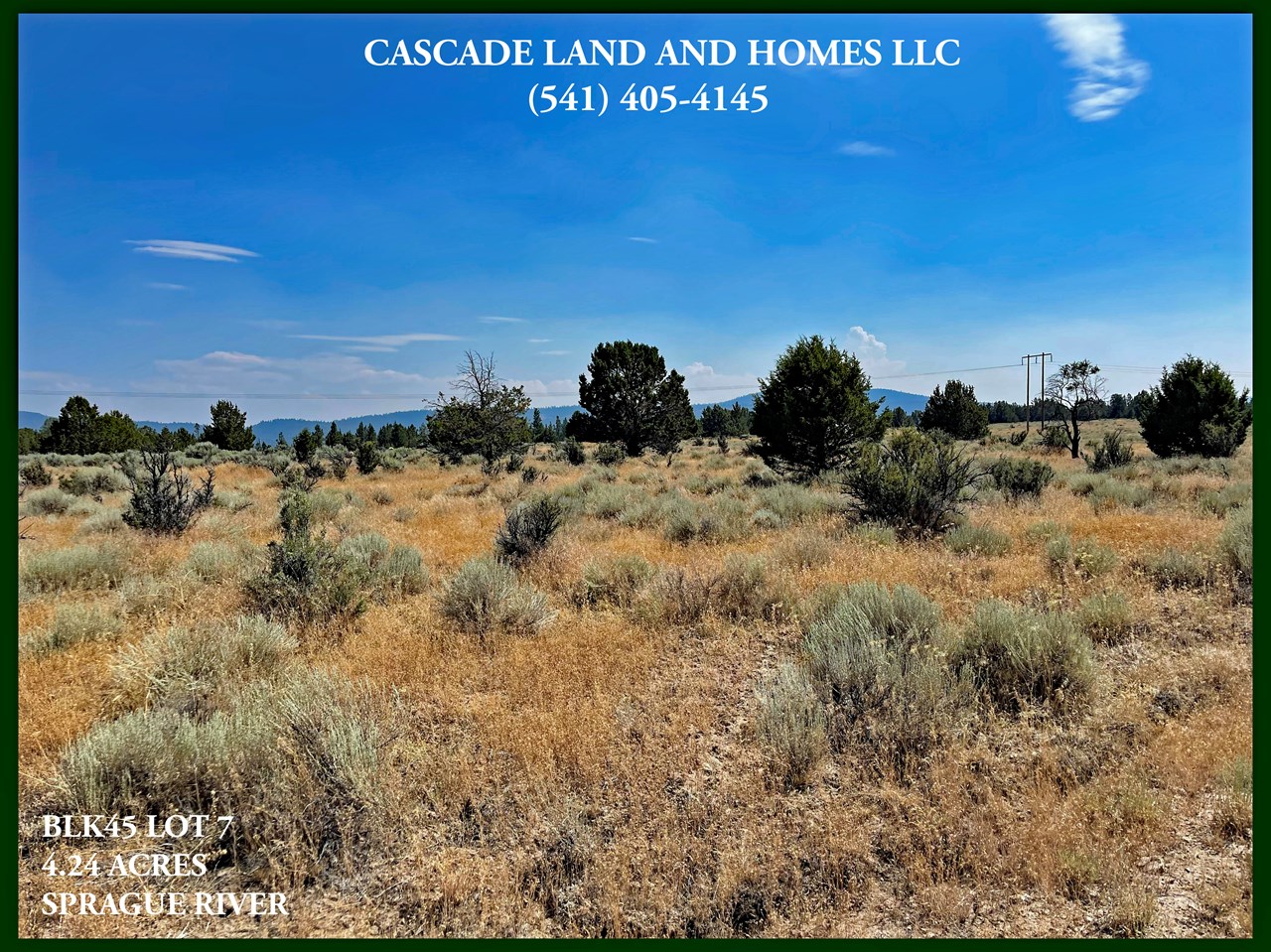 this is a beautiful, fairly flat parcel that looks out over the rangeland and surrounding foothills that lead to the lush sprague river valley. it is so peaceful here, you can hear the warm, gentle wind blowing across the plateau, and birds overhead. many of the lots within the subdivision do not have homes yet, and many are used primarily for vacation or base-camp spots for the nearby outdoor recreation opportunities. this would be the perfect place if you are wanting to get away from a busy lifestyle and enjoy the peacefulness here.