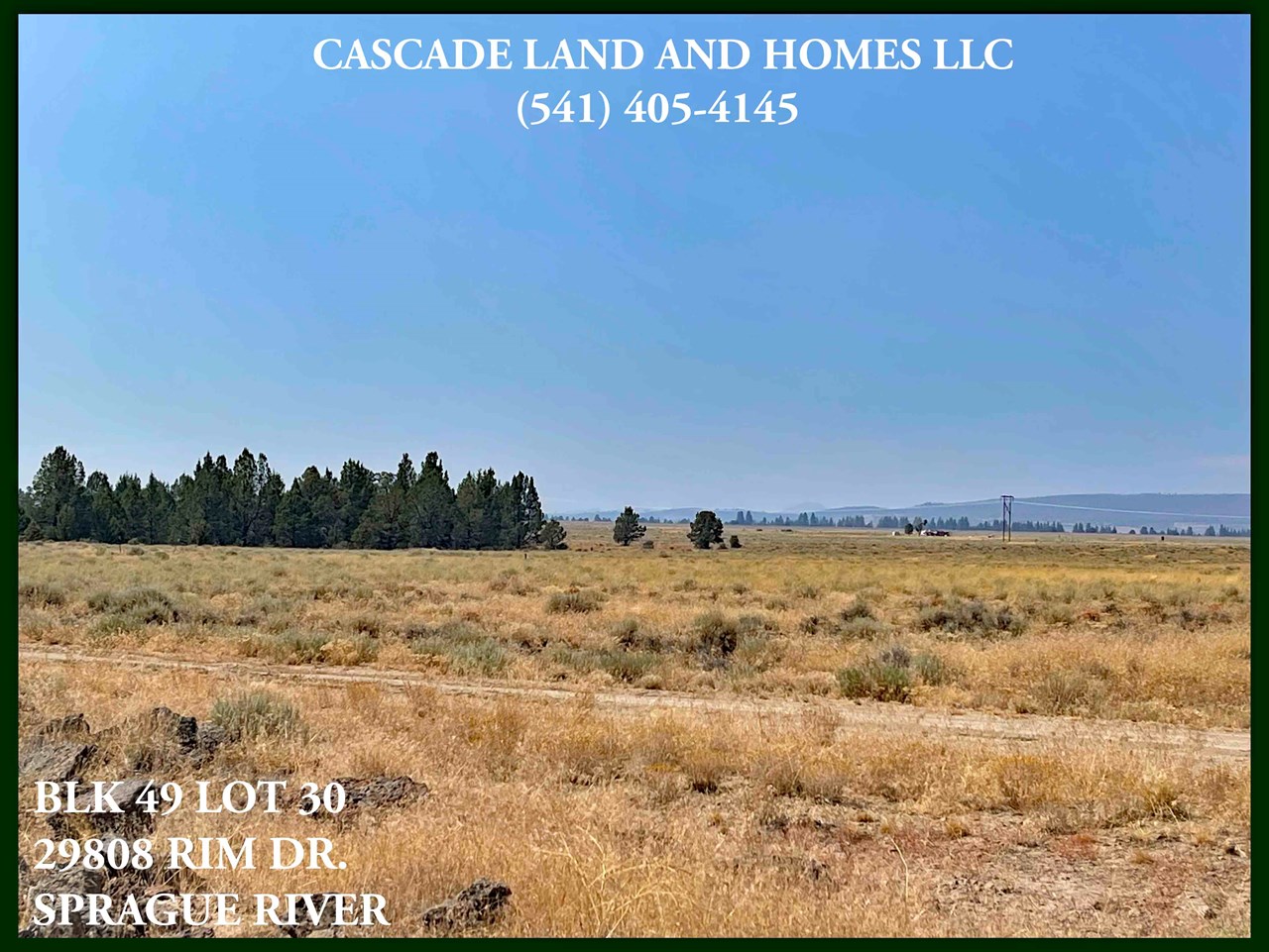 the property is part of the nimrod river park subdivision. most of the properties within the subdivision sit high on this volcanic plateau surrounded by ranchland and foothills. a few of the properties have homes, but the area is largely undeveloped. it's very peaceful out here.