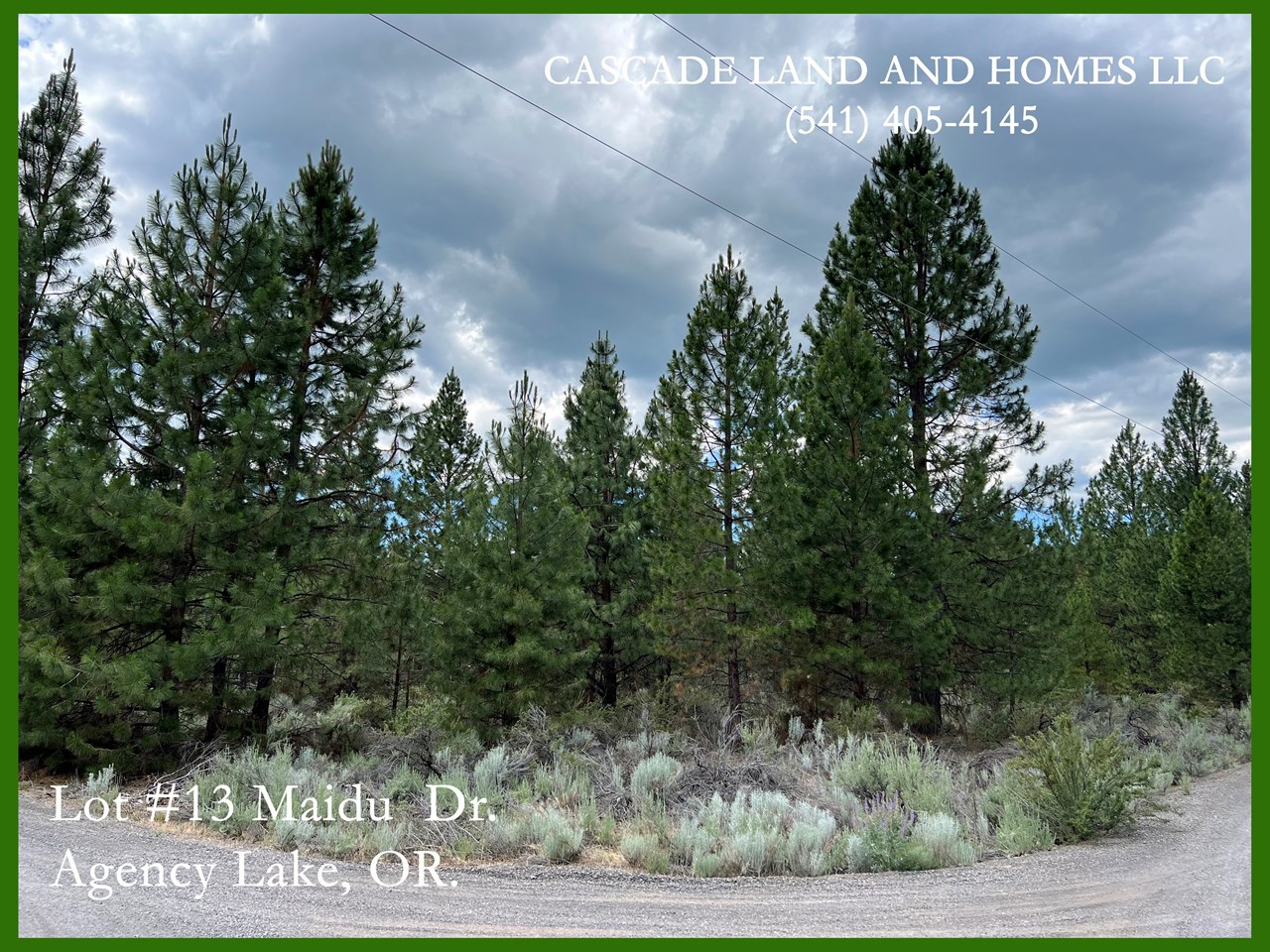 gorgeous corner lot, close to the lake, it's only about 700 feet away! it has beautiful, tall pine trees offering privacy, and a feeling of being out in the wilderness. this is a quiet, more secluded area of the subdivision. modular / mobile homes are not allowed here, and construction plans must be approved by the hoa.