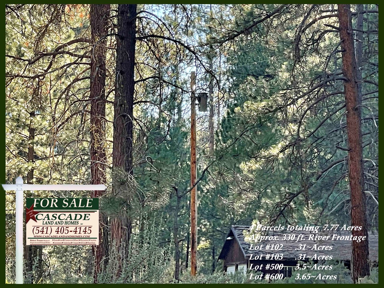 power and phone are on the property! this property is just waiting for your new ideas! it has a good start with the power and phone in, a 2 car garage and small rustic cabin. 


mls # 220156878 
lot #102, #103
2610/2620 south chiloquin road, chiloquin, oregon
