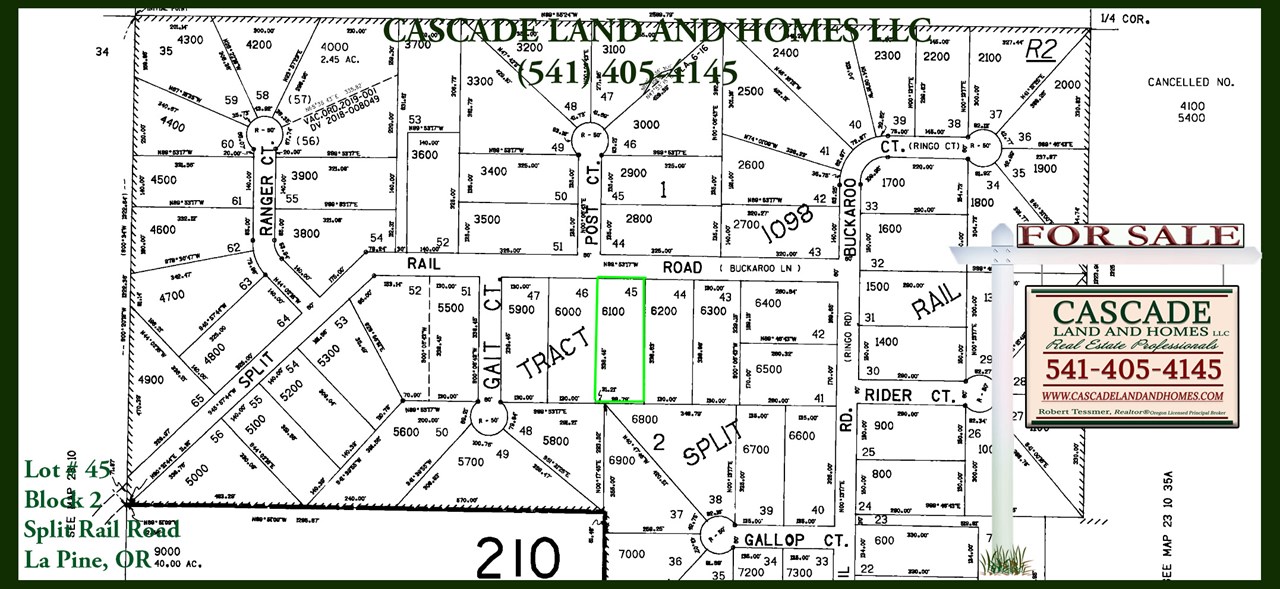 this county parcel map shows the shape of the property and the location within the subdivision. most of the parcels within the subdivision are large, around an acre, which provides privacy and plenty of room for a home and a garden or some animals!