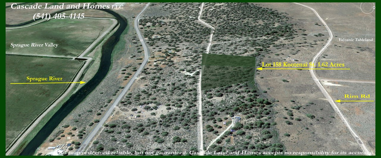 google earth picture this is a google earth map showing the property elevated so you can get an idea of the slope and terrain. this view is looking west. you can see how close you are to the river!