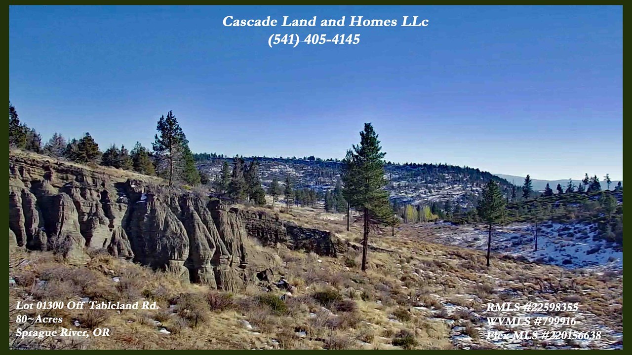 gorgeous 80~acre parcel on the slopes of 5,354ft cooks mountain! the property has multiple access points on compacted dirt roads. it is very peaceful here, just you and the wilderness that surrounds you! there are groves of mature trees, native shrubs including rabbit brush and sage, and native grasses. the rock formations and geology here are so interesting, and views of the surrounding foothills and valleys are just breathtaking! the property is just about 1 1/2 miles from thousands of acres of national forest! you could ride your ohv from here with easy access to forest road nf4433! bring your horses and use the property for a base camp, or you could possibly get a use permit from klamath county and build an off-grid cabin!