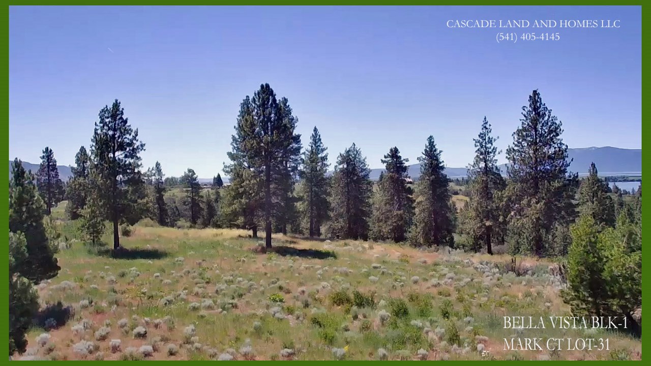 this is a drone picture above the property showing the nearly flat landscape and possible building sites.