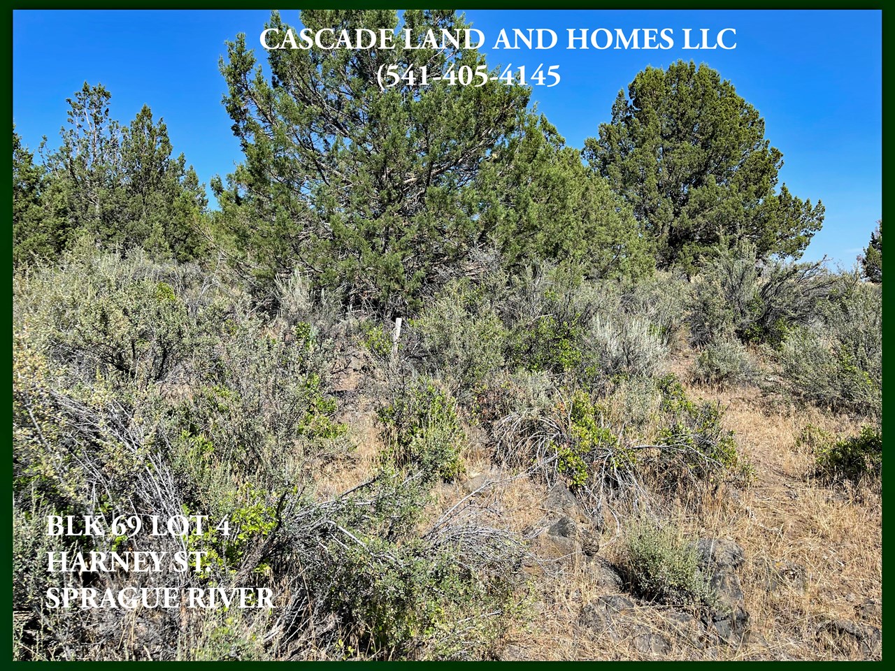 this property has an upward slope that would lend itself nicely to a two-story house with a daylight basement. modular homes are also allowed in this subdivision. whatever your choice for building, make sure you check with the county before you begin, and bring your plans  so you can make sure and position your home to capture the gorgeous views of the sprague river and the surrounding valley!