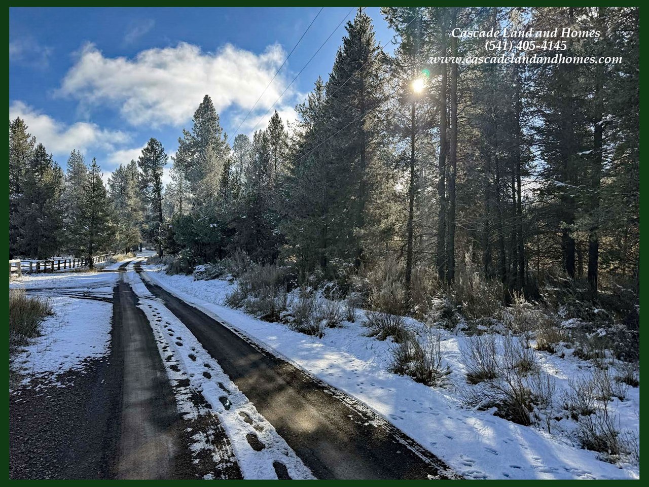 easy access on well maintained gravel roads