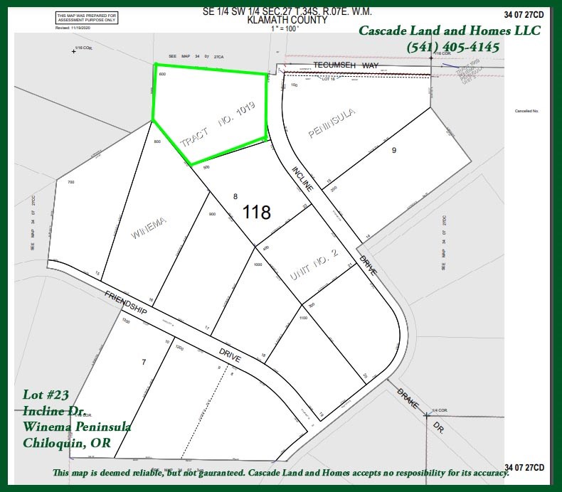 this is a parcel map showing the location of and shape of the property.