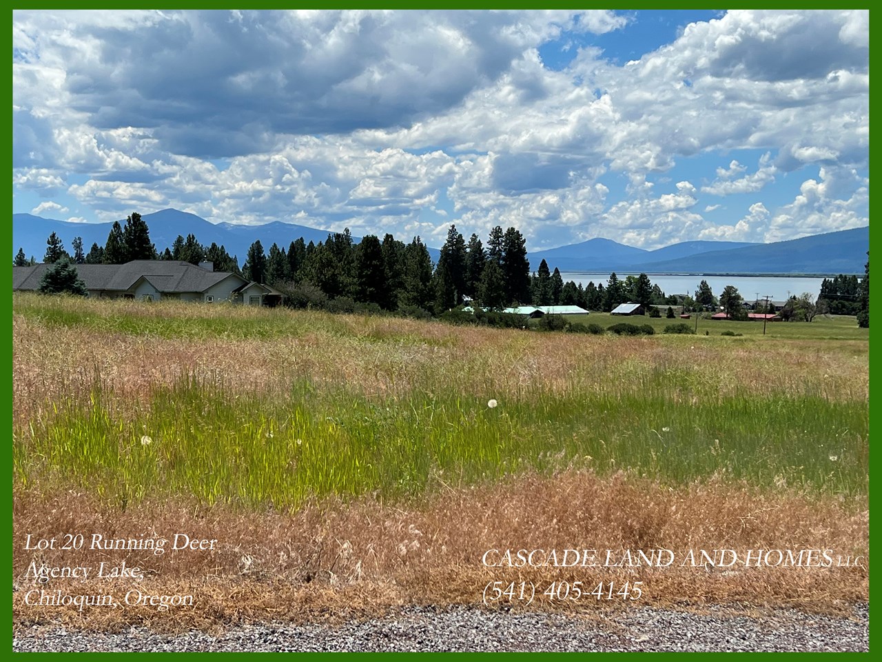 view from the lot looking southwest toward mt. shasta, ca.