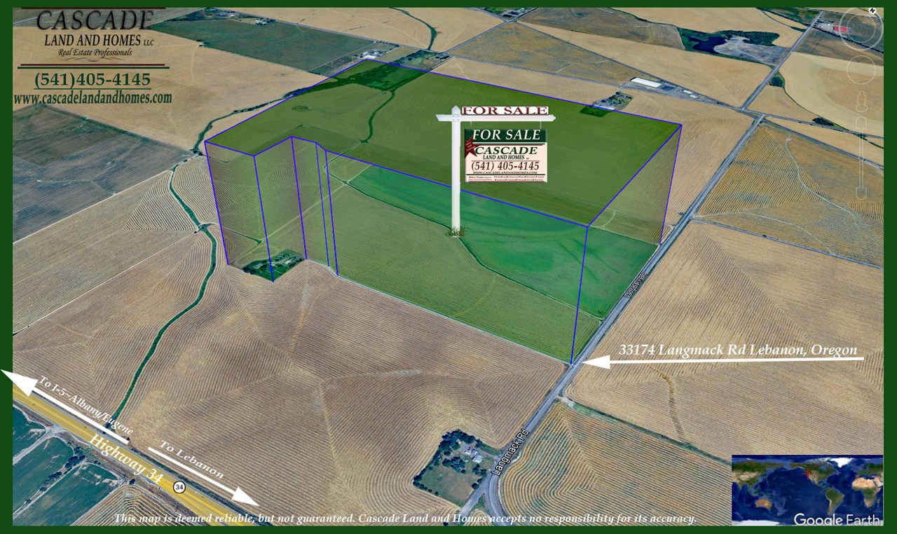google earth view of the property looking northwest