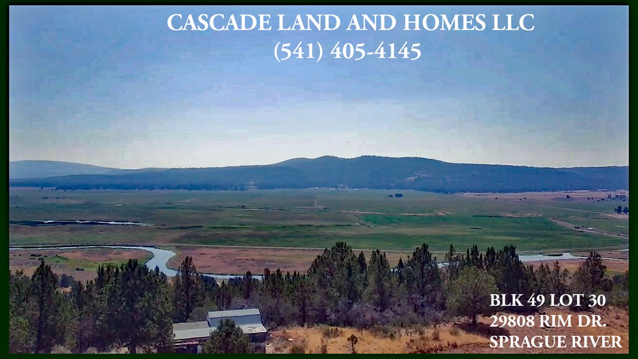 overhead drone photo of the cabin and the sprague river valley. the community of sprague river is about 5 miles from the property, the town of chiloquin with a population of around 800 is about 25 minutes away and the city of klamath falls is about 50 minutes away, which has large stores, a hospital, college, and airport and larger city amenities. from hwy 97, you can also travel north a few miles to the klay-mo-ya casino traveling further north will lead you to bend, oregon which is the largest city in central oregon and a hub for recreational, cultural, educational, agricultural, and artistic events.
