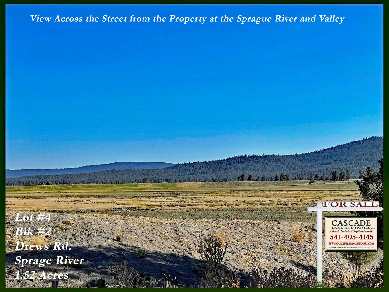 valley views looking out across drews road at the valley. this could be the view from your new home in the country!