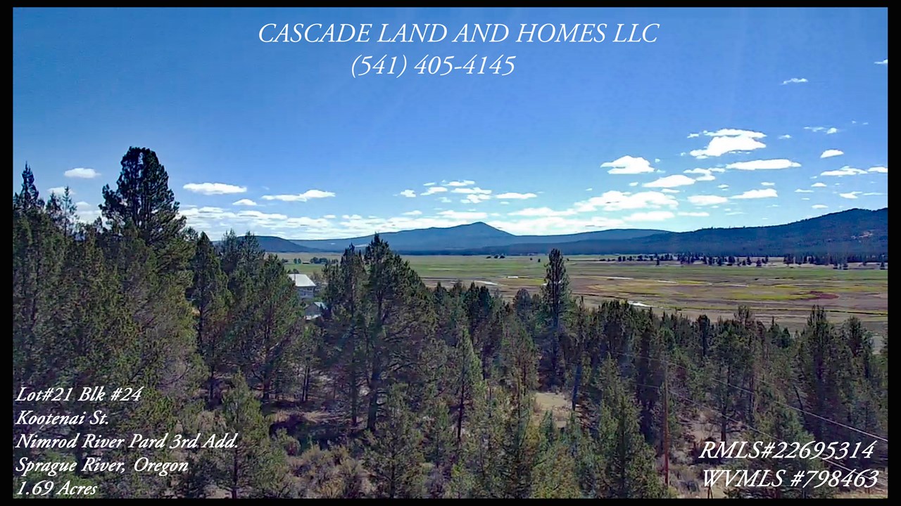 there are spectacular views from the property! the valley and farmlands are green and beautiful, you can watch the cows graze and the wildlife from your new property! a two story home would really offer fantastic views. the foothills that surround the valley are snow capped in the winter months, and in the spring, the whole valley is covered in wildflowers!