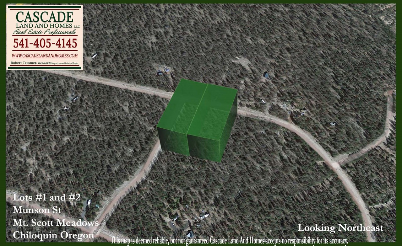 the is a google earth screenshot with the property elevated so you can get a better idea of the size, shape and location of the property. this property is the one on the corner to the right of the t in the road, the adjoining parcel, also elevated is also for sale from the same owner.