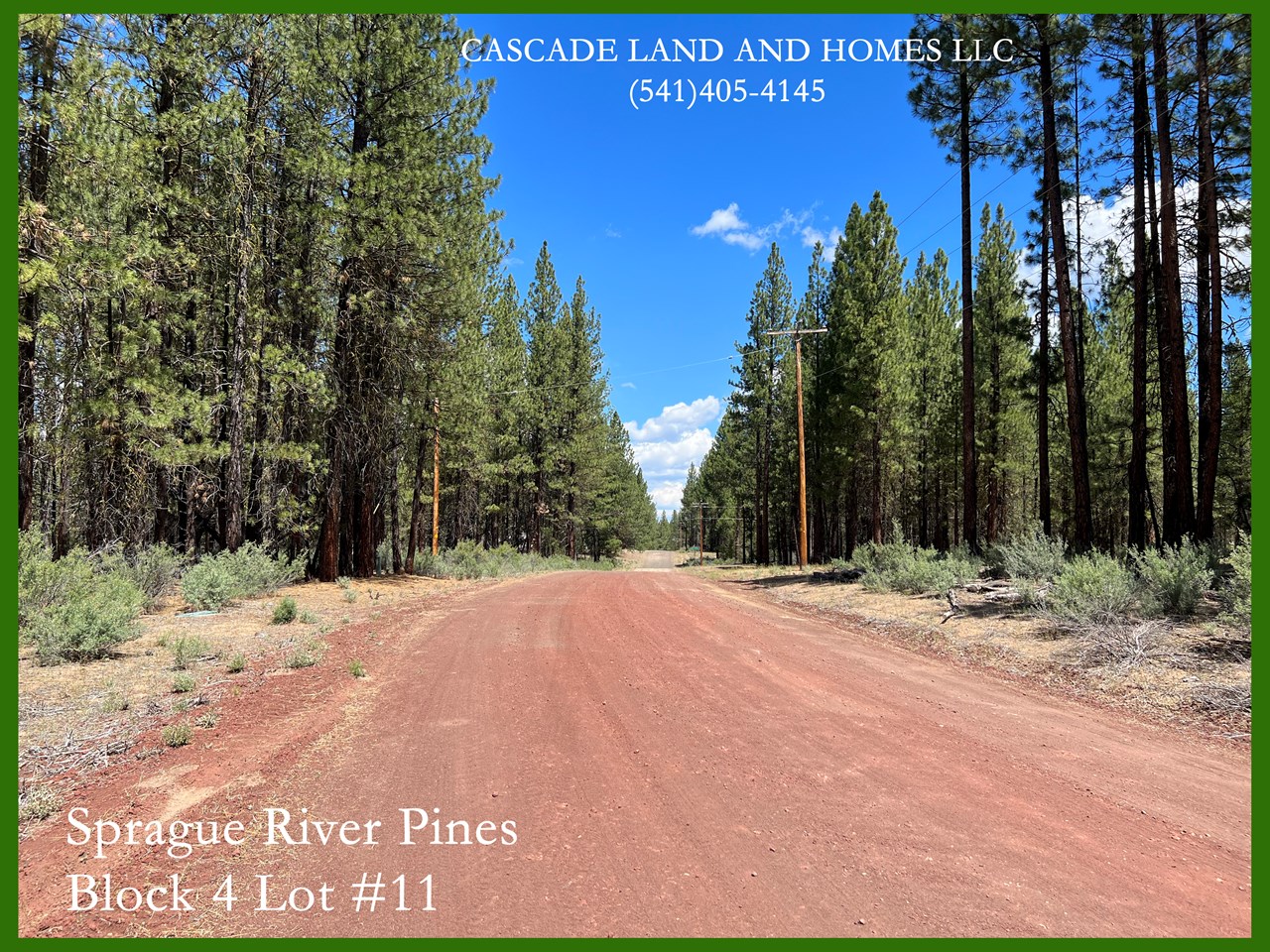 very well-maintained roads throughout the subdivision. we had no trouble at all accessing the property.